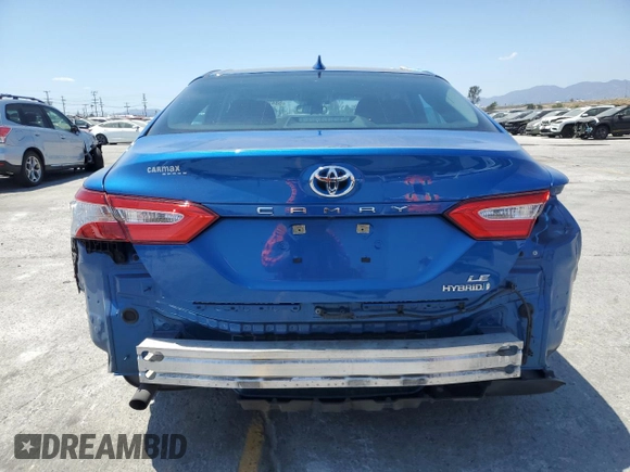 2019 Toyota Camry Hybrid LE z VIN 4T1B31HK9KU006155, wystawiony jako Copart lot #58420135 z przebiegiem 72 666 mil mil oraz Szkoda całkowita • Salvage title. Historia ofert i sprzedaży dostępna na DreamBid. Obrazek 6.