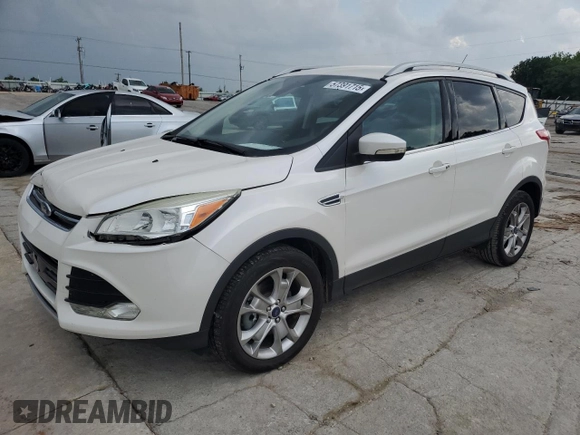 2014 Ford Escape Titanium с VIN 1FMCU0J97EUB15513, выставлен на аукционе Copart как лот 57391715 с пробегом 125 851 миль миль и Списание • Salvage title. История ставок и продаж доступна на DreamBid. Изображение 1.
