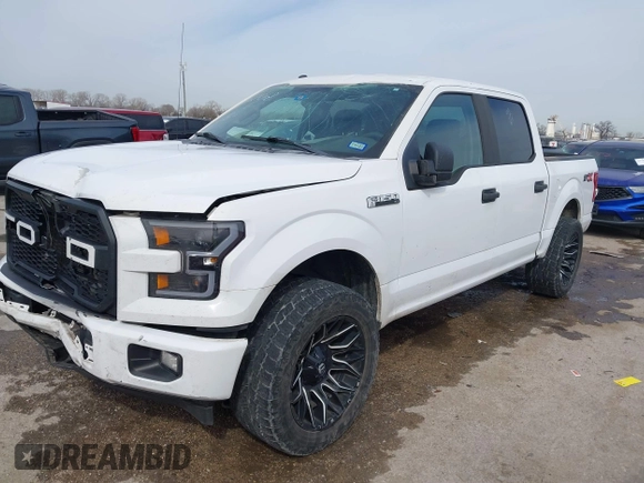 2017 Ford F-150 XL with VIN 1FTEW1CF4HKC80743, listed as a IAAI auction lot 41728068 with 100,094 mi miles. Bid and sale history available at carsss.com. Image 17.
