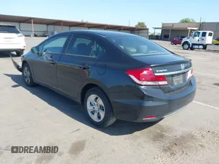 2015 Honda Civic LX with VIN 19XFB2F57FE236972, listed as a IAAI auction lot 42136355 with 114,230 mi miles and . Bid and sale history available at DreamBid. Image 3.