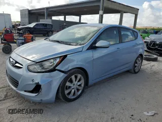 2012 Hyundai Accent SE with VIN KMHCU5AE3CU012287, listed as a Copart auction lot 60224945 with 62,583 mi miles and Salvage title. Bid and sale history available at DreamBid. Image 1.