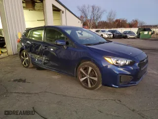 2017 Subaru Impreza Sport with VIN 4S3GTAK68H1714493, listed as a Copart auction lot 80633344 with 124,576 mi miles and Salvage Title. Bid and sale history available at carsss.com. Image 4.