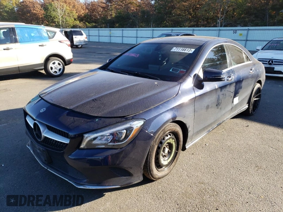 2018 Mercedes-Benz CLA 250 with VIN WDDSJ4GB3JN539145, listed as a Copart auction lot 71116613 with Not Provided miles and . Bid and sale history available at DreamBid. Image 1.