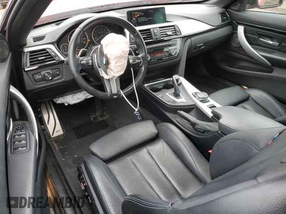 2015 BMW 4 Series 435i xDrive with VIN WBA3T7C58FP942542, listed as a Copart auction lot 78869484 with 75,392 mi miles and Salvage title. Bid and sale history available at DreamBid. Image 8.