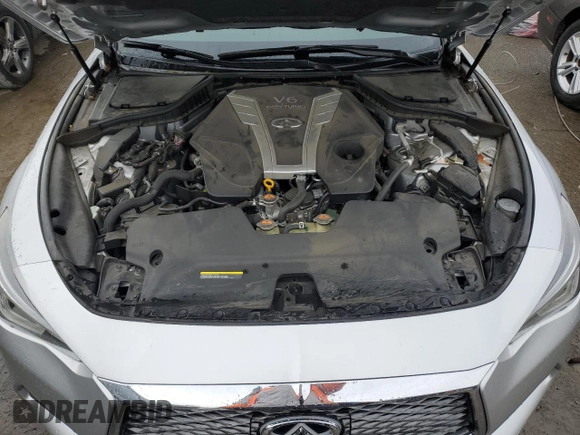 2018 Infiniti Q60 Sport with VIN JN1EV7EK9JM341758, listed as a Copart auction lot 47898084 with 27,882 mi miles and Clean Title. Bid and sale history available at DreamBid. Image 11.
