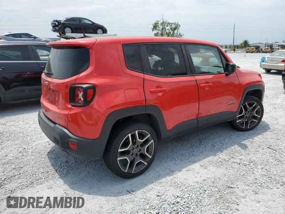 2021 Jeep Renegade Jeepster with VIN ZACNJDAB6MPM46550, listed as a Copart auction lot 58136275 with 36,327 mi miles and Salvage title. Bid and sale history available at DreamBid. Image 3.