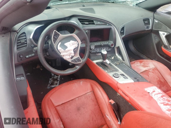 2014 Chevrolet Corvette 2LT with VIN 1G1YD2D77E5104112, listed as a Copart auction lot 51933505 with Not provided miles and Salvage title. Bid and sale history available at DreamBid. Image 8.
