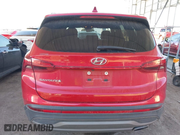 2021 Hyundai Santa Fe SE with VIN 5NMS14AJ5MH311823, listed as a IAAI auction lot 41301373 with 70,379 mi miles. Bid and sale history available at carsss.com. Image 16.