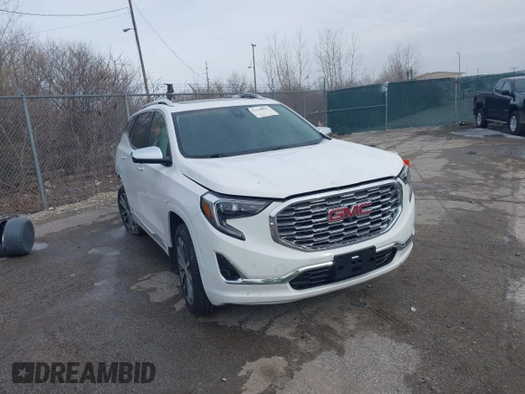 2020 GMC Terrain Denali with VIN 3GKALXEX9LL257793, listed as a IAAI auction lot 41410893 with 55,425 mi miles and . Bid and sale history available at DreamBid. Image 1.