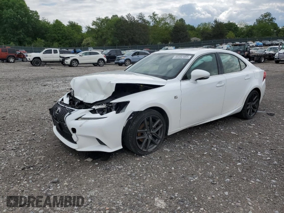 2015 Lexus IS 250 with VIN JTHBF1D23F5081109, listed as a Copart auction lot 55592485 with 164,107 mi miles and Salvage title. Bid and sale history available at DreamBid. Image 1.