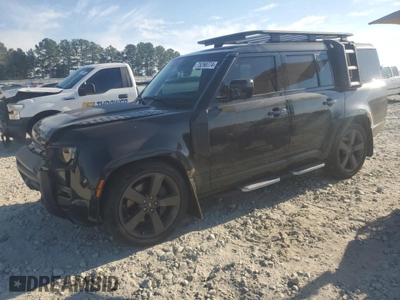 2024 Land Rover Defender with VIN SALEWFEU8R2294020, listed as a Copart auction lot 75290774 with 1,451 mi miles and Salvage title. Bid and sale history available at DreamBid. Image 1.