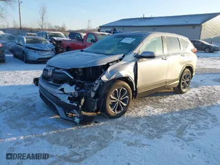2022 Honda CR-V Hybrid EX with VIN 5J6RT6H53NL049095, listed as a IAAI auction lot 41368518 with 22,209 mi miles. Bid and sale history available at carsss.com. Image 2.