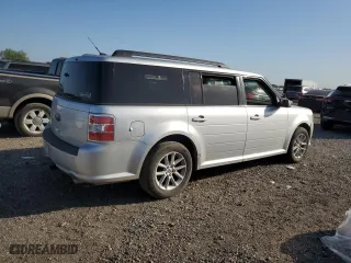 2014 Ford Flex SE with VIN 2FMGK5B84EBD45008, listed as a Copart auction lot 52374325 with 224,220 mi miles and Salvage Title. Bid and sale history available at carsss.com. Image 3.