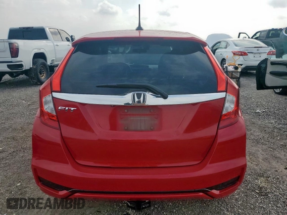 2018 Honda Fit EX-L with VIN 3HGGK5H97JM706911, listed as a Copart auction lot 57121595 with 117,375 mi miles and Salvage title. Bid and sale history available at DreamBid. Image 6.
