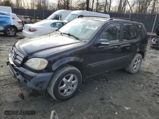 2003 Mercedes-Benz M-Class 3.7L with VIN 4JGAB57E83A432777, listed as a Copart auction lot 45981795 with 155,900 mi miles and Salvage Title. Bid and sale history available at carsss.com. Image 1.