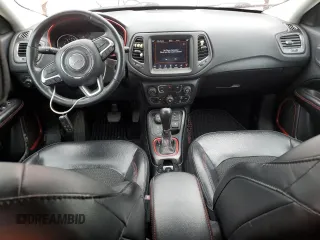 2019 Jeep Compass Trailhawk with VIN 3C4NJDDB5KT597819, listed as a Copart auction lot 51287675 with 126,454 mi miles and Salvage Title. Bid and sale history available at carsss.com. Image 8.