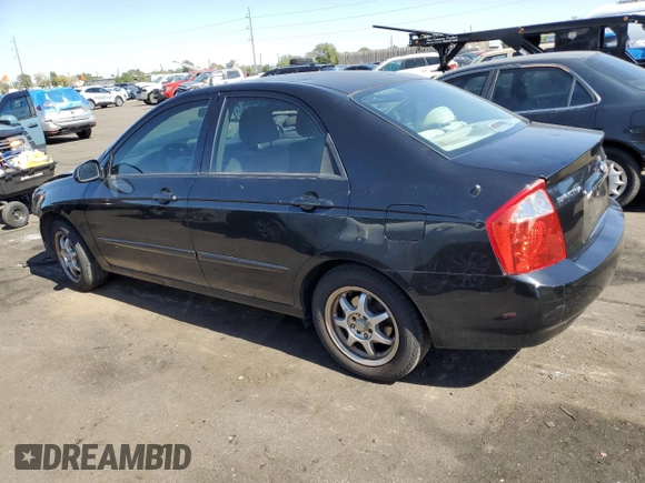 2006 Kia Spectra EX with VIN KNAFE121565332547, listed as a Copart auction lot 73562144 with 155,418 mi miles and Non Repairable. Bid and sale history available at carsss.com. Image 2.