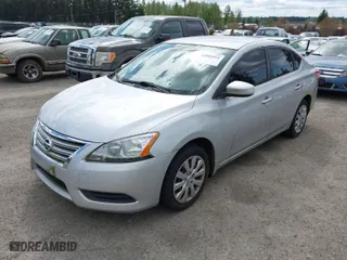 2014 Nissan Sentra SV with VIN 3N1AB7AP1EY240533, listed as a IAAI auction lot 42089051 with 114,389 mi miles. Bid and sale history available at carsss.com. Image 2.