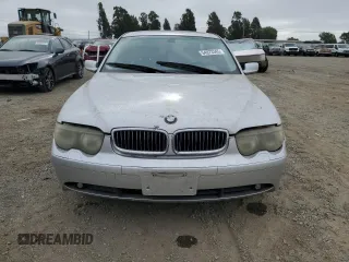 2003 BMW 7 Series 745i with VIN WBAGL63483DP64521, listed as a Copart auction lot 54973345 with 88,995 mi miles and Clean title. Bid and sale history available at DreamBid. Image 5.
