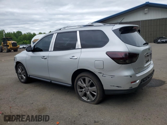 2016 Nissan Pathfinder Platinum with VIN 5N1AR2MM9GC616321, listed as a Copart auction lot 57219905 with 136,679 mi miles and Salvage title. Bid and sale history available at DreamBid. Image 2.