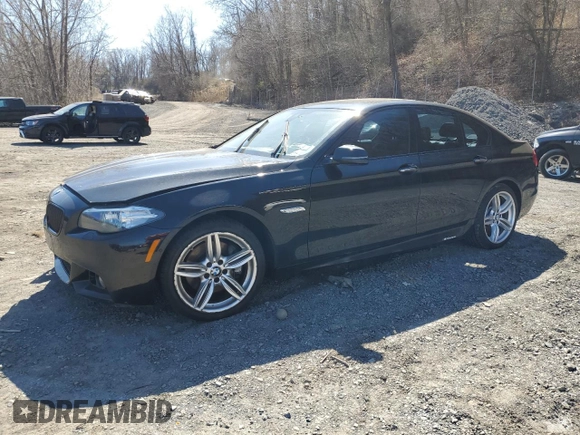 2015 BMW 5 Series 535i xDrive with VIN WBA5B3C55FD545117, listed as a Copart auction lot 51790345 with 86,456 mi miles and Salvage Title. Bid and sale history available at carsss.com. Image 1.
