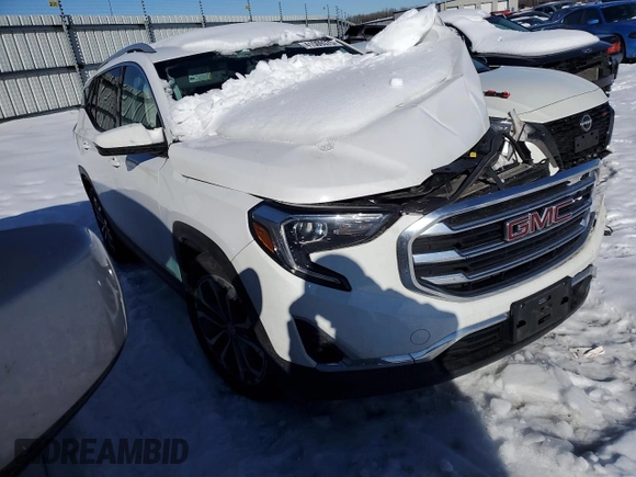 2021 GMC Terrain SLT with VIN 3GKALPEV5ML325958, listed as a Copart auction lot 41509375 with Not provided miles and Salvage title. Bid and sale history available at DreamBid. Image 4.