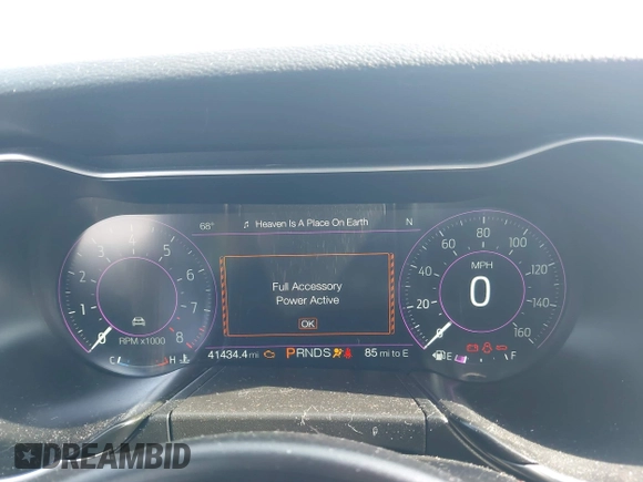2021 Ford Mustang GT with VIN 1FA6P8CF7M5140291, listed as a IAAI auction lot 41988849 with 41,434 mi miles and . Bid and sale history available at DreamBid. Image 7.