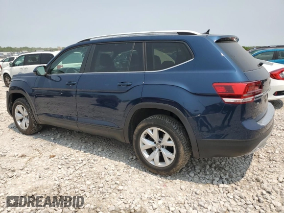 2019 Volkswagen Atlas SE z VIN 1V2DR2CA0KC551357, wystawiony jako Copart lot #58824335 z przebiegiem 84 011 mil mil oraz Czysty tytuł • Clean title. Historia ofert i sprzedaży dostępna na DreamBid. Obrazek 2.