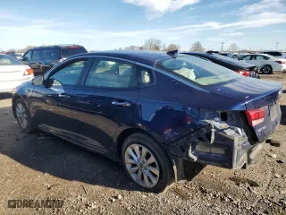 2017 Kia Optima LX with VIN 5XXGT4L3XHG146435, listed as a Copart auction lot 82684044 with 124,468 mi miles and Non Repairable. Bid and sale history available at carsss.com. Image 2.