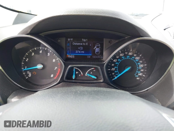 2013 Ford Escape SEL with VIN 1FMCU0HX5DUB82534, listed as a IAAI auction lot 41769014 with 182,433 mi miles. Bid and sale history available at carsss.com. Image 7.