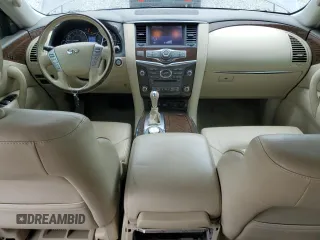 2016 Infiniti QX80 z VIN JN8AZ2NE3G9121495, wystawiony jako Copart lot #55489125 z przebiegiem 114 032 mil mil oraz Szkoda całkowita • Salvage title. Historia ofert i sprzedaży dostępna na DreamBid. Obrazek 8.