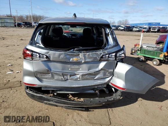 2024 Chevrolet Equinox LT with VIN 3GNAXKEG8RS104153, listed as a Copart auction lot 50540185 with 16,455 mi miles and Non Repairable. Bid and sale history available at DreamBid. Image 6.