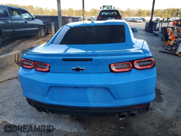 2022 Chevrolet Camaro LT1 with VIN 1G1FF1R75N0125347, listed as a Copart auction lot 46299835 with 35,875 mi miles and Salvage Title. Bid and sale history available at carsss.com. Image 6.
