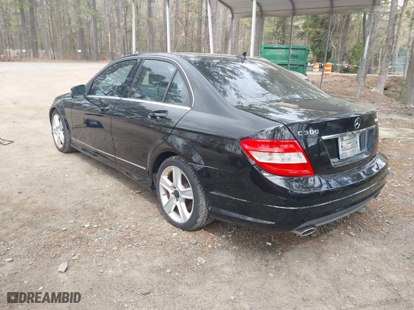 2010 Mercedes-Benz C-Class C 300 Sport with VIN WDDGF8BB3AR122185, listed as a IAAI auction lot 41954834 with NaN miles. Bid and sale history available at carsss.com. Image 3.