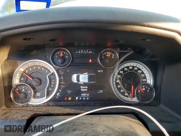 2018 Ram 1500 Big Horn with VIN 1C6RR7LG3JS221023, listed as a Copart auction lot 74574284 with 51,981 mi miles and Salvage Title. Bid and sale history available at carsss.com. Image 9.