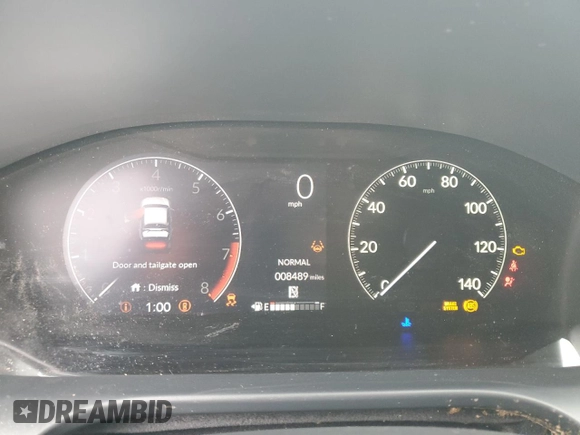 2024 Honda HR-V Sport with VIN 3CZRZ2H54RM774118, listed as a Copart auction lot 43712525 with 8,489 mi miles and Salvage Title. Bid and sale history available at carsss.com. Image 9.