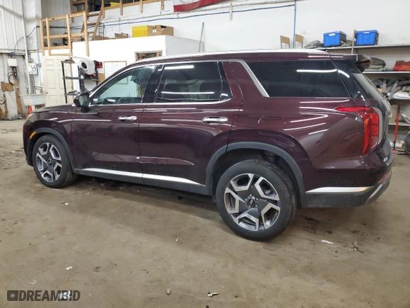 2024 Hyundai Palisade SEL with VIN KM8R4DGE5RU723204, listed as a Copart auction lot 86903934 with 6,515 mi miles and Salvage Title. Bid and sale history available at carsss.com. Image 2.
