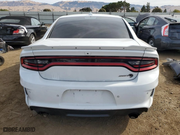 2017 Dodge Charger SRT Hellcat with VIN 2C3CDXL91HH601756, listed as a Copart auction lot 75536384 with 65,396 mi miles and Non Repairable. Bid and sale history available at carsss.com. Image 6.