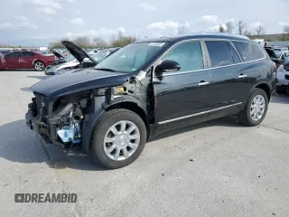 2015 Buick Enclave Leather with VIN 5GAKVBKD6FJ309160, listed as a Copart auction lot 51148035 with 126,323 mi miles and Salvage Title. Bid and sale history available at carsss.com. Image 1.