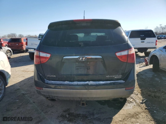 2008 Hyundai Veracruz GLS with VIN KM8NU73C68U040544, listed as a Copart auction lot 46532315 with 182,377 mi miles and Clean Title. Bid and sale history available at carsss.com. Image 6.