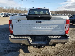 2022 Ford F-250 XL with VIN 1FT7X2B6XNEG39326, listed as a Copart auction lot 88091315 with 54,242 mi miles and Salvage Title. Bid and sale history available at DreamBid. Image 6.