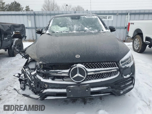 2021 Mercedes-Benz GLC with VIN W1N0J8EB6MF991402, listed as a Copart auction lot 85602014 with 132,117 mi miles and Salvage Title. Bid and sale history available at carsss.com. Image 5.