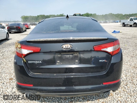 2013 Kia Optima SX with VIN 5XXGR4A60DG110906, listed as a Copart auction lot 60209675 with Not provided miles and Salvage title. Bid and sale history available at DreamBid. Image 6.