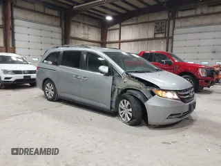2016 Honda Odyssey EX-L with VIN 5FNRL5H64GB079561, listed as a IAAI auction lot 42176835 with 83,248 mi miles and . Bid and sale history available at carsss.com. Image 1.