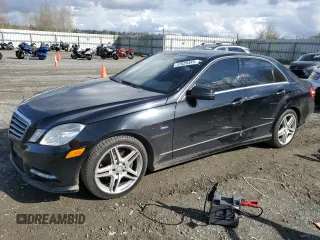 2012 Mercedes-Benz E-Class E 350 Luxury with VIN WDDHF8JB8CA630434, listed as a Copart auction lot 51526445 with 134,963 mi miles and Salvage Title. Bid and sale history available at carsss.com. Image 1.