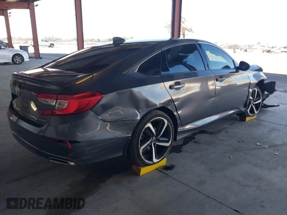 2019 Honda Accord Sedan Sport 1.5T with VIN 1HGCV1F35KA144230, listed as a IAAI auction lot 41398440 with 56,659 mi miles. Bid and sale history available at carsss.com. Image 4.
