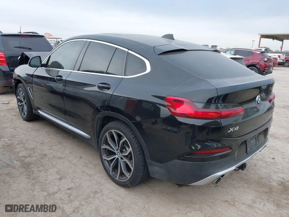 2019 BMW X4 xDrive30i with VIN 5UXUJ3C58KLG55968, listed as a IAAI auction lot 41286393 with 60,785 mi miles. Bid and sale history available at carsss.com. Image 3.