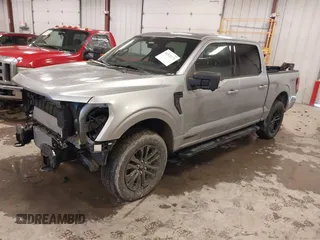 2024 Ford F-150 XLT with VIN 1FTFW3LD8RFA65407, listed as a IAAI auction lot 41523171 with 6,946 mi miles. Bid and sale history available at carsss.com. Image 17.