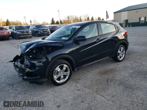 2022 Honda HR-V LX with VIN 3CZRU6H31NM708530, listed as a Copart auction lot 79136784 with 33,208 mi miles and Salvage Title. Bid and sale history available at carsss.com. Image 1.