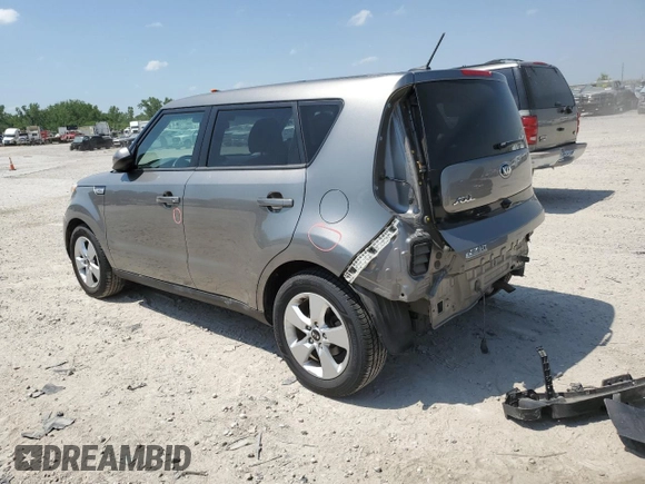 2019 Kia Soul z VIN KNDJN2A26K7019597, wystawiony jako Copart lot #56682805 z przebiegiem 88 739 mil mil oraz Szkoda całkowita • Salvage title. Historia ofert i sprzedaży dostępna na DreamBid. Obrazek 2.